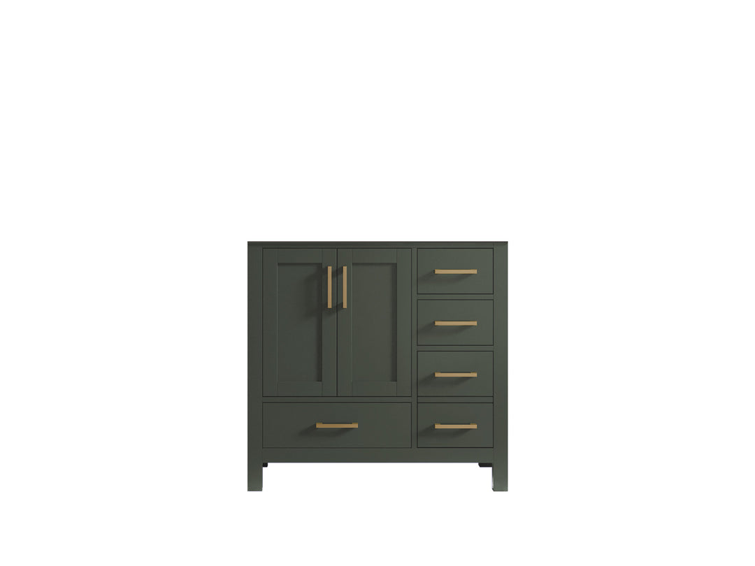 Malibu 36 in. W x 22 in. D Bathroom Vanity Center Sink