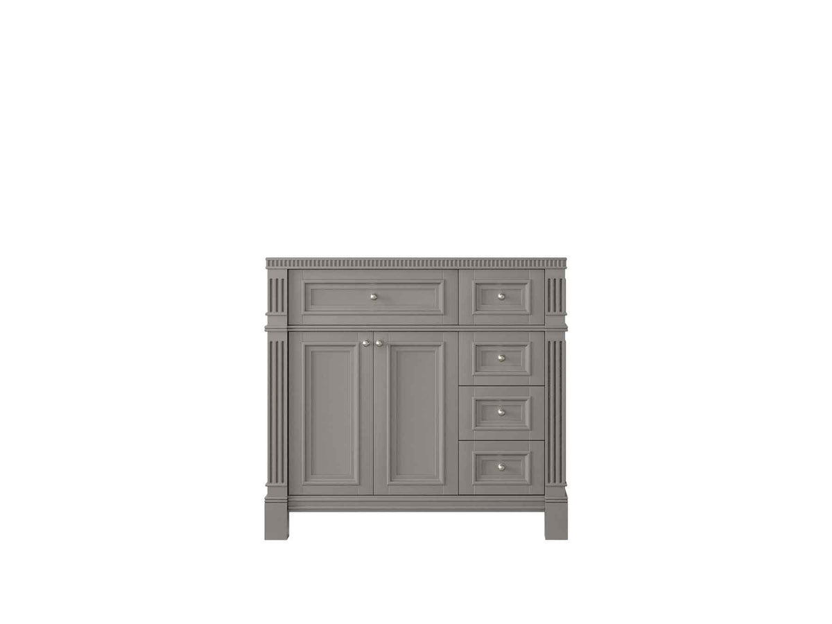 Paris 36 in. W x 22 in. D Left Offset Sink Bathroom Vanity