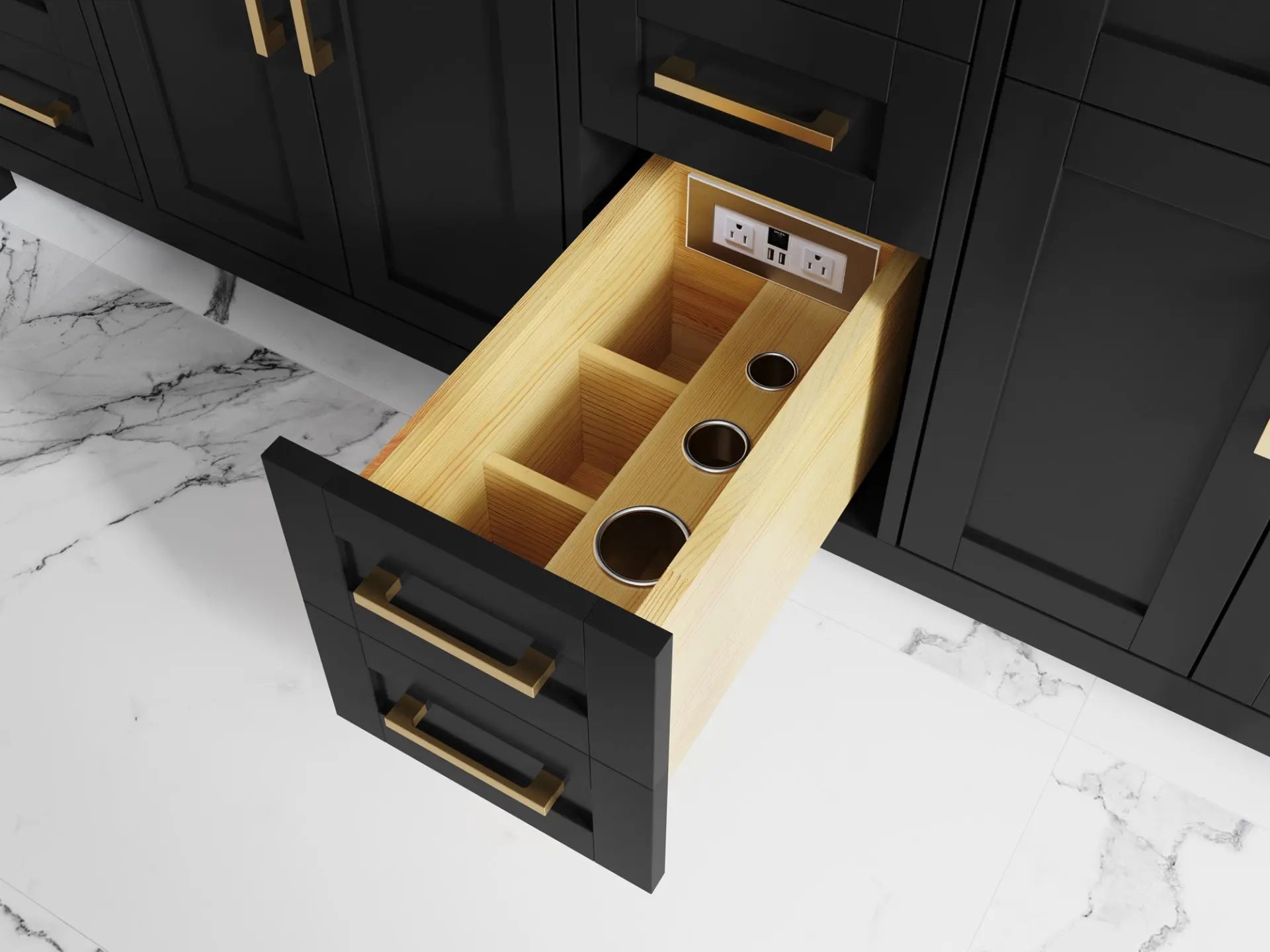 Cambridge 84 in. W x 22 in. D Double Sink Bathroom Vanity