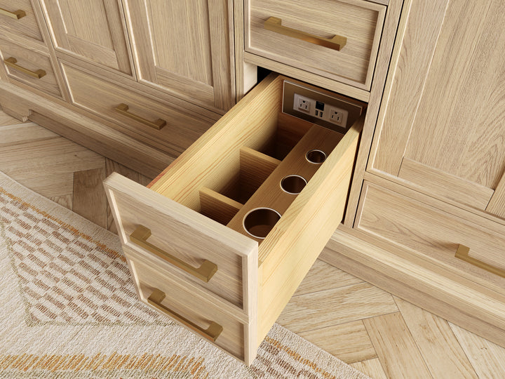 Charlotte White Oak 60 in. W x 22 in. D Double Sink Bathroom Vanity - photo 6