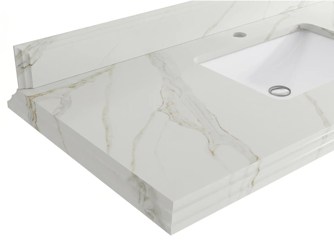 Atlanta Teak Wood 36 in. W x 22 in. D Center Sink Bathroom Vanity | 
              
                Dark Walnut Finish Teak
                
                  
             - ATL_TK_WLN_WHQZ_36CR - photo №6