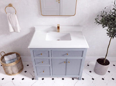 Sonoma 36 in. W x 22 in. D with Center Sink Bathroom Vanity