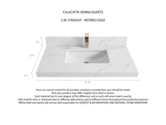 Cambridge 36 in. W x 22 in. D Single Center Sink Bathroom Vanity - photo 15