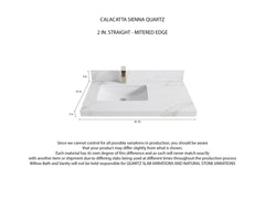 Cambridge 36 in. W x 22 in. D Left Offset Sink Bathroom Vanity - photo 15