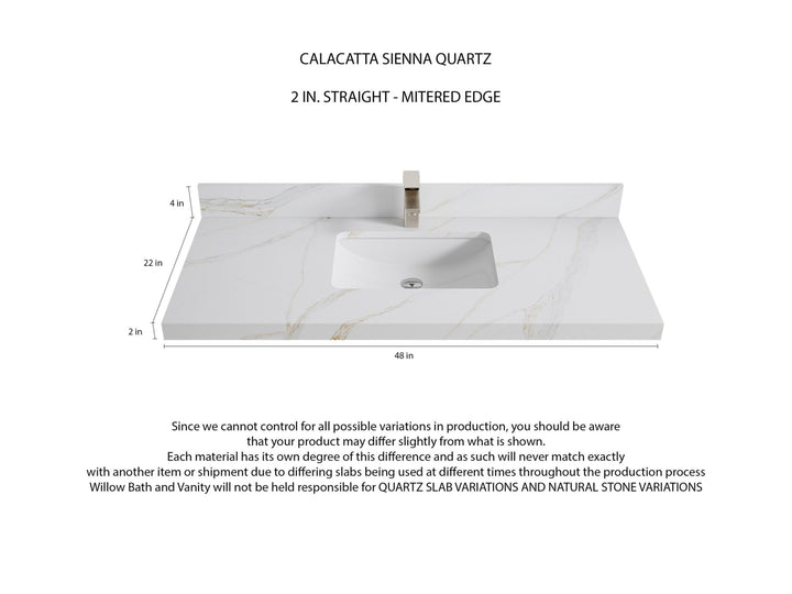 Cambridge 48 in. W x 22 in. D Single Sink Bathroom Vanity - photo 18