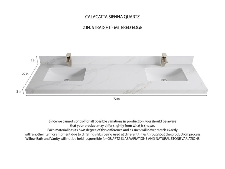 Boston Fenway 72 in. W x 22 in. D Double Sink Bathroom Vanity - photo 12
