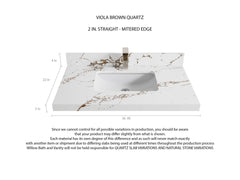 Cambridge 36 in. W x 22 in. D Single Center Sink Bathroom Vanity - photo 16