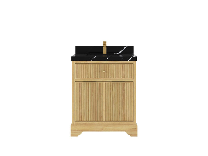 Austin Teak Wood 30 in. W x 22 in. D Single Sink Bathroom Vanity - photo 6