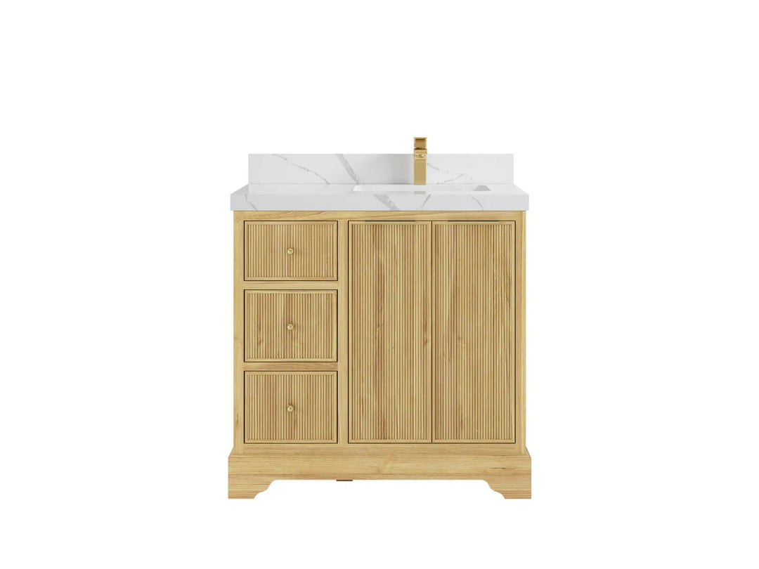 Teak_36 - Single Sink - Bathroom Vanity size 30 - 39 IN - photo 25