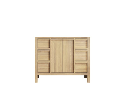 Elizabeth White Oak 42 in. W x 22 in. D Single Sink Bathroom Vanity