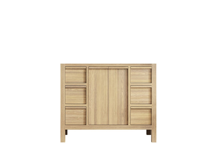 Elizabeth White Oak 42 in. W x 22 in. D Single Sink Bathroom Vanity - photo 11