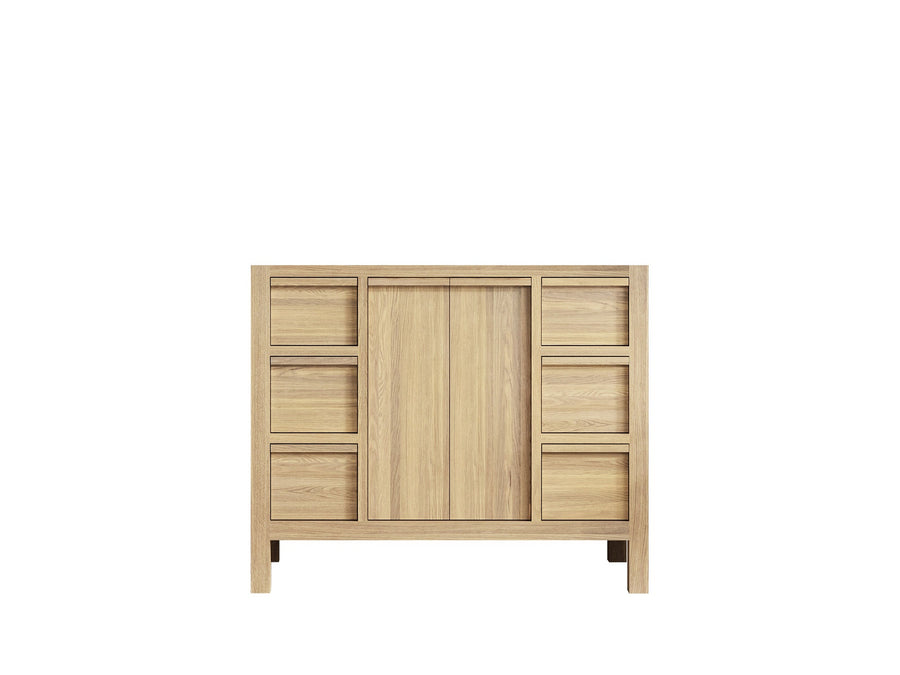 Elizabeth White Oak 42 in. W x 22 in. D Single Sink Vanity Cabinet