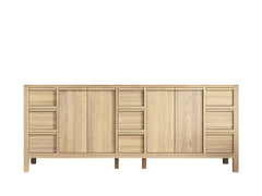 Elizabeth White Oak 84 in. W x 22 in. D Double Sink Bathroom Vanity - photo 11