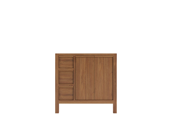 Elizabeth Teak Wood 36 in. W x 22 in. D Center Sink Bathroom Vanity - photo 30