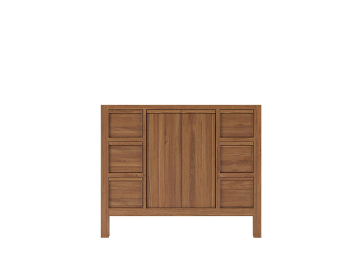 Elizabeth Teak Wood 42 in. W x 22 in. D Single Sink Bathroom Vanity - photo 6
