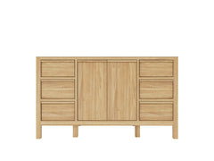 Elizabeth Teak Wood 60 in. W x 22 in. D Single Sink Bathroom Vanity - photo 6
