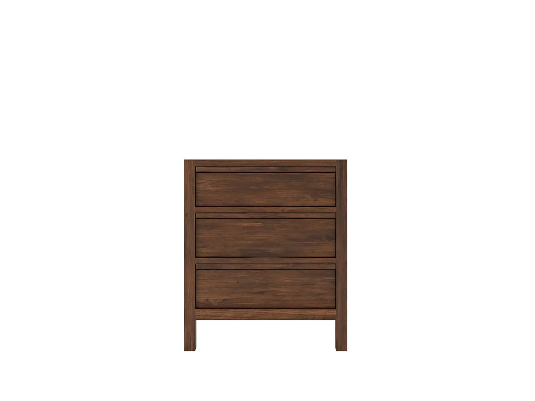 Elizabeth Teak 30 in. W x 22 in. D Single Sink Bathroom Vanity in Dark Walnut with Countertop - Cabinet Only