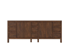Elizabeth Teak Wood 84 in. W x 22 in. D Double Sink Bathroom Vanity - photo 6