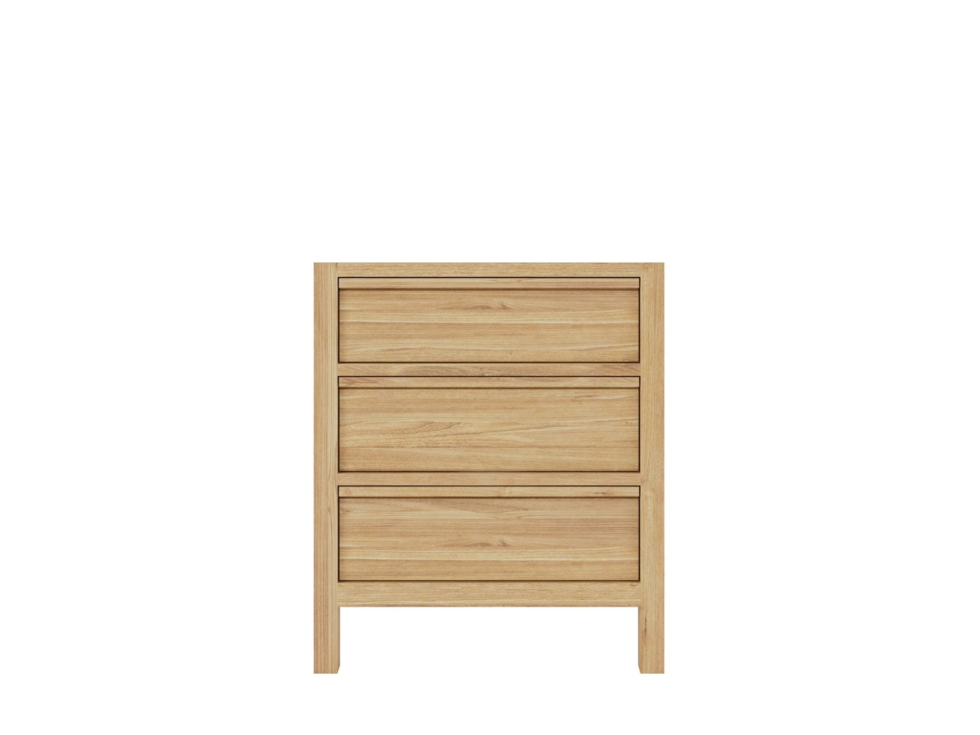 Elizabeth Teak 30 in. W x 22 in. D Single Sink Bathroom Vanity in Light Natural with Countertop - Cabinet Only