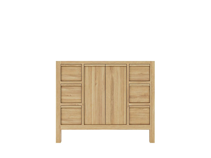 Elizabeth Teak Wood 42 in. W x 22 in. D Single Sink Bathroom Vanity - photo 6
