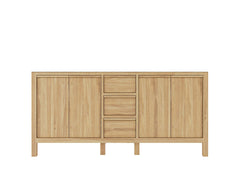 Elizabeth Teak Wood 72 in. W x 22 in. D Double Sink Bathroom Vanity - photo 6