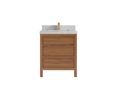 Elizabeth Teak Wood 30 in. W x 22 in. D Single Sink Bathroom Vanity - photo 19