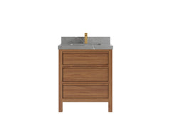Elizabeth Teak Wood 30 in. W x 22 in. D Single Sink Bathroom Vanity - photo 20