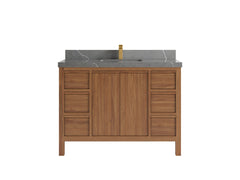 Elizabeth Teak Wood 48 in. W x 22 in. D Single Sink Bathroom Vanity - photo 20