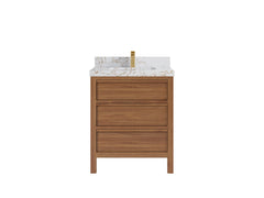 Elizabeth Teak Wood 30 in. W x 22 in. D Single Sink Bathroom Vanity - photo 22