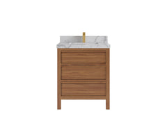 Elizabeth Teak Wood 30 in. W x 22 in. D Single Sink Bathroom Vanity - photo 24