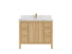 Elizabeth Teak Wood 42 in. W x 22 in. D Single Sink Bathroom Vanity - photo 13
