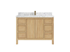Elizabeth Teak Wood 48 in. W x 22 in. D Single Sink Bathroom Vanity - photo 13