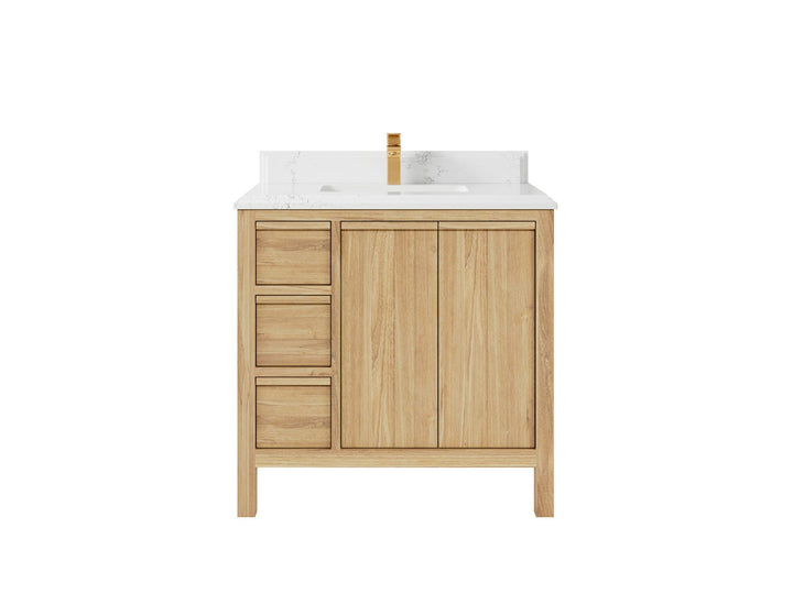 Elizabeth Teak Wood 36" W x 22" D Center Sink Vanity for Timeless Bathrooms - photo 15
