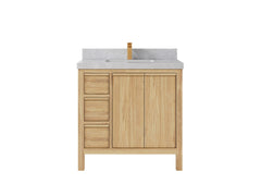Elizabeth Teak Wood 36" W x 22" D Center Sink Vanity for Timeless Bathrooms - photo 18