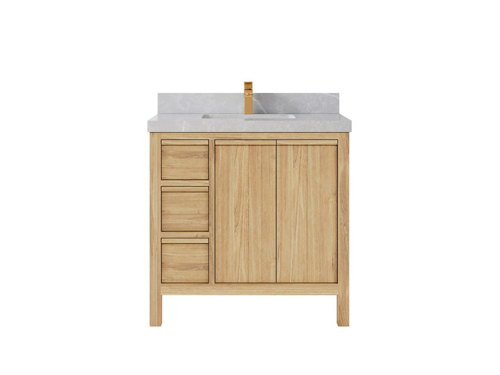 Elizabeth Teak Wood 36" W x 22" D Center Sink Vanity for Timeless Bathrooms - photo 18