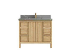 Elizabeth Teak Wood 42 in. W x 22 in. D Single Sink Bathroom Vanity - photo 20