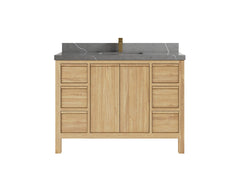 Elizabeth Teak Wood 48 in. W x 22 in. D Single Sink Bathroom Vanity - photo 20