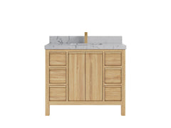Elizabeth Teak Wood 42 in. W x 22 in. D Single Sink Bathroom Vanity - photo 24