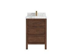 Elizabeth Teak Wood 24 in. W x 22 in. D Single Sink Bathroom Vanity - photo 11
