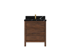 Elizabeth Teak Wood 30 in. W x 22 in. D Single Sink Bathroom Vanity - photo 7