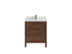 Elizabeth Teak Wood 30 in. W x 22 in. D Single Sink Bathroom Vanity - photo 10