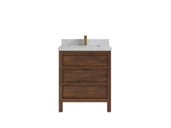 Elizabeth Teak Wood 30 in. W x 22 in. D Single Sink Bathroom Vanity - photo 19