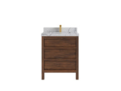 Elizabeth Teak Wood 30 in. W x 22 in. D Single Sink Bathroom Vanity - photo 24
