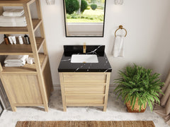 Elizabeth White Oak 30 in. W x 22 in. D Single Sink Bathroom Vanity - photo 46