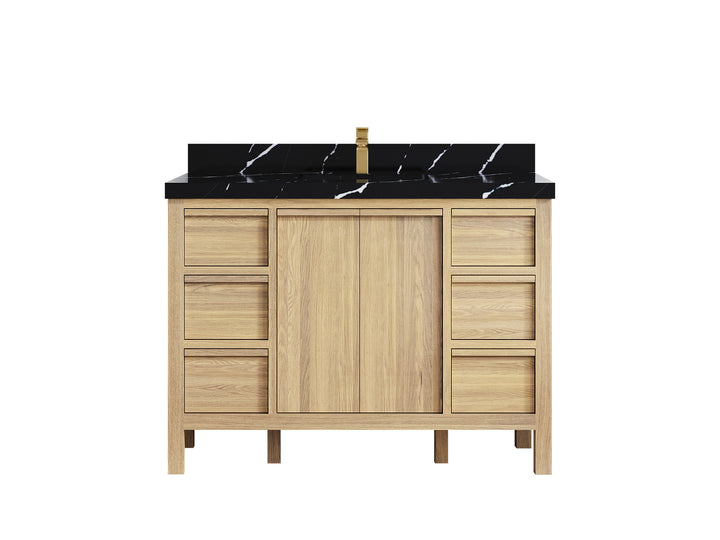 Elizabeth White Oak 48 in. W x 22 in. D Single Sink Bathroom Vanity - photo 10