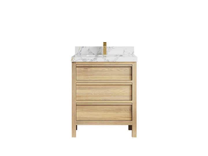 Elizabeth White Oak 30 in. W x 22 in. D Single Sink Bathroom Vanity - photo 19
