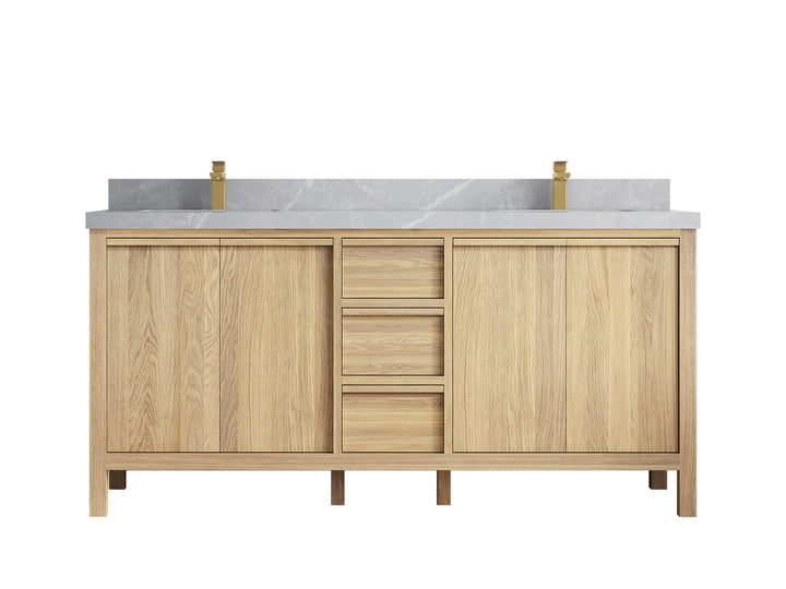 Elizabeth White Oak 72 in. W x 22 in. D Double Sink Bathroom Vanity - photo 27