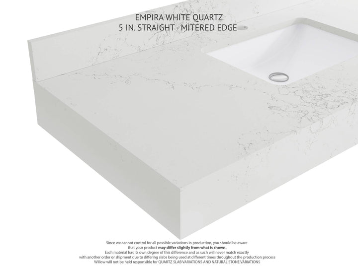 Manhattan 60 in. W x 22 in. D Double Sink Bathroom Vanity - photo 3