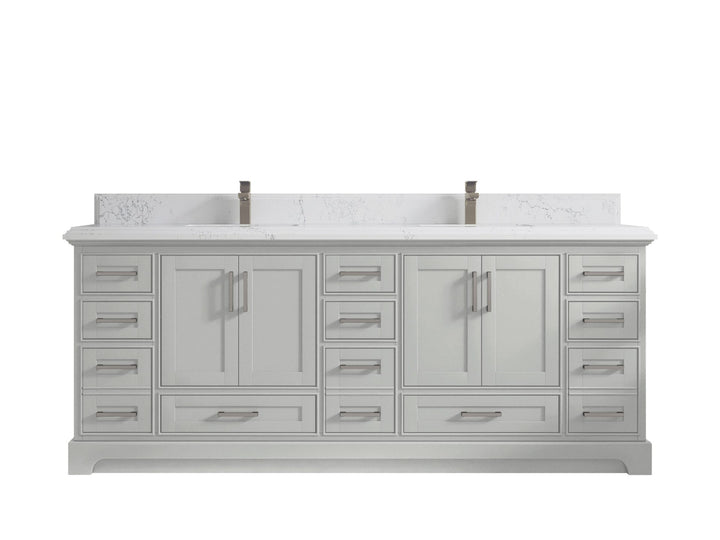 Boston Fenway 84 in. W x 22 in. D Double Sink Bathroom Vanity - photo 15