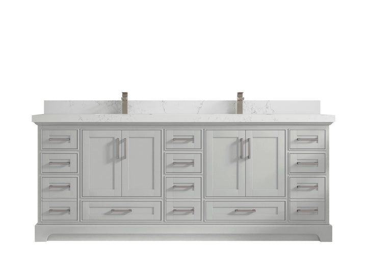 Boston Fenway 84 in. W x 22 in. D Double Sink Bathroom Vanity - photo 17
